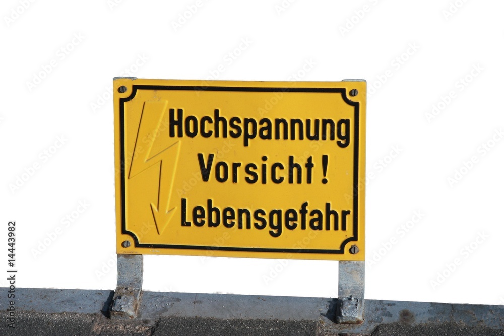 Obraz premium Hochspannung