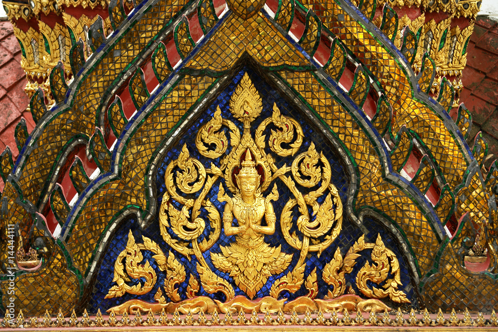 Buddhist decorative bas-relief