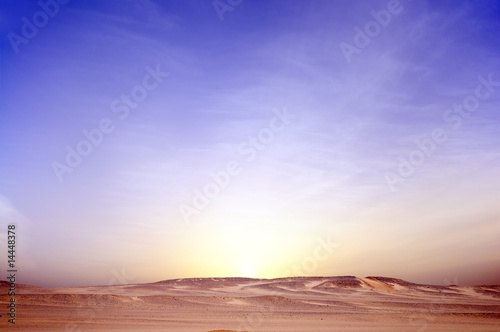 sunrise in desert © PaulPaladin