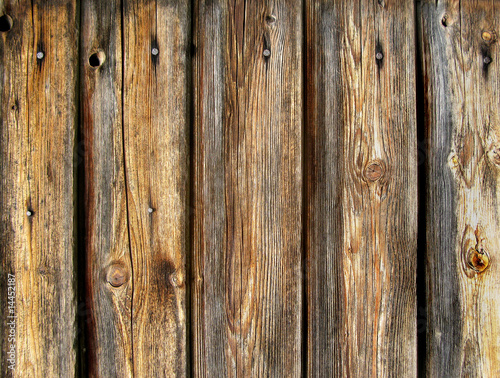 Timber wall - Bretterwand