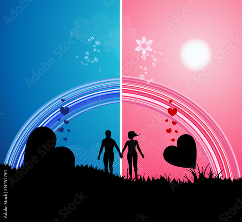 Romantic walk