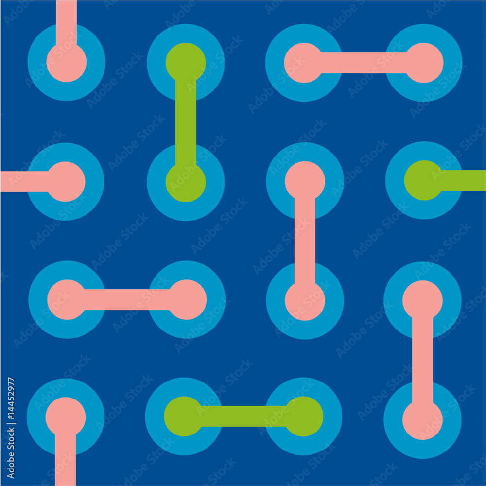 Pattern in lines and circles Pattern in lines and circles