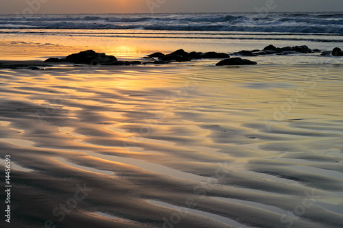 Seascape at sunrise