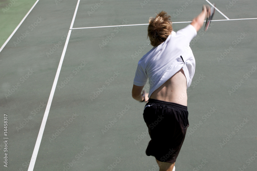 Tennis Serve Motion Blur Tennis Serve Motion Blur