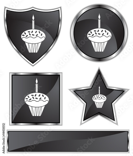 Cupcake Icon Set