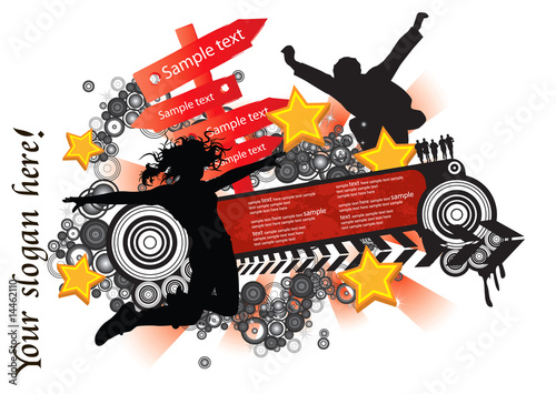 Abstract vector composition