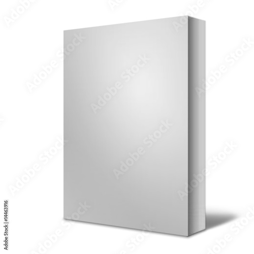3d render of books on white background