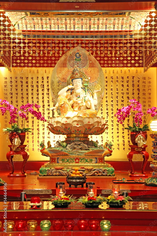 Obraz premium Buddha in a Chinese Temple