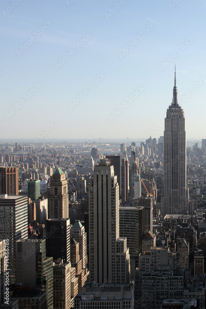 Vue sur les tours de Manhattan - New York