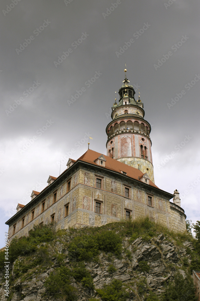Cesky Krumlov Chateau Tower 1