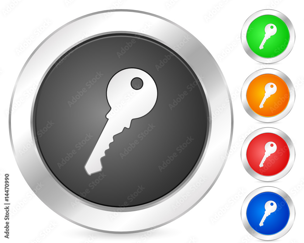 computer icon key computer icon key