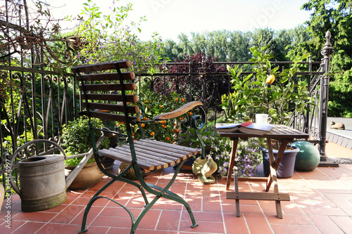 patio in mediterranean style