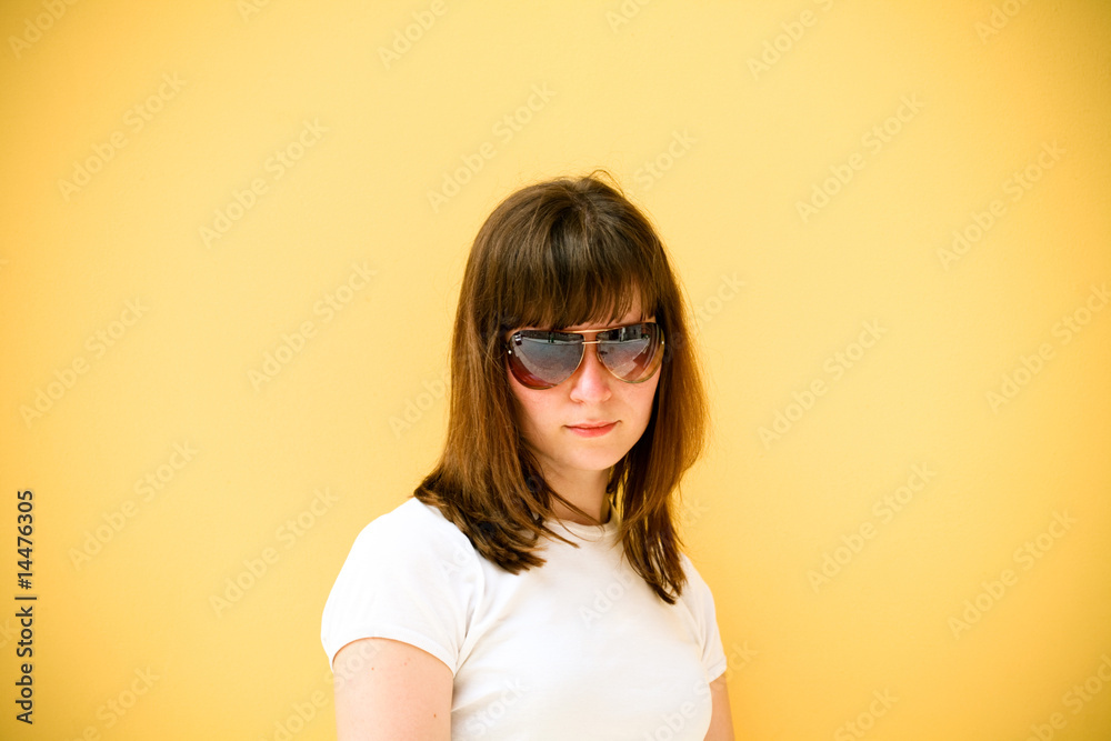 Beautiful young woman portrait Beautiful young woman portrait