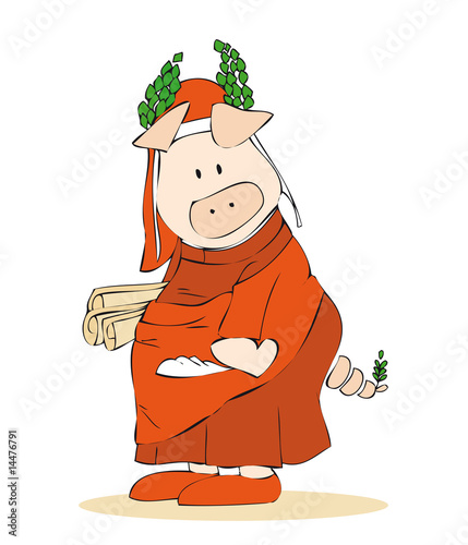 Dante Alighieri pig