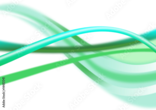 schöne grüne Welle als Design