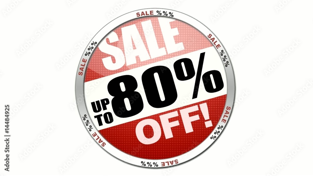 sale up to 80% off