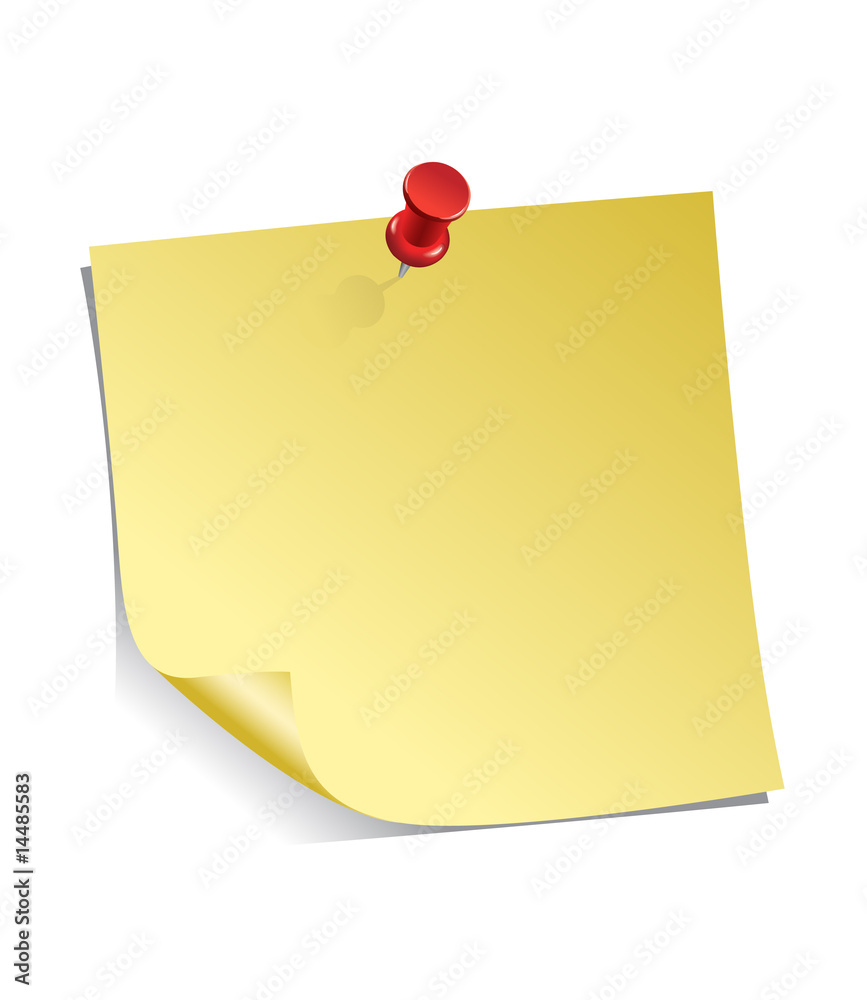 Yellow Sticky Note Yellow Sticky Note