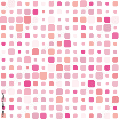 Pink square vector mosaic background