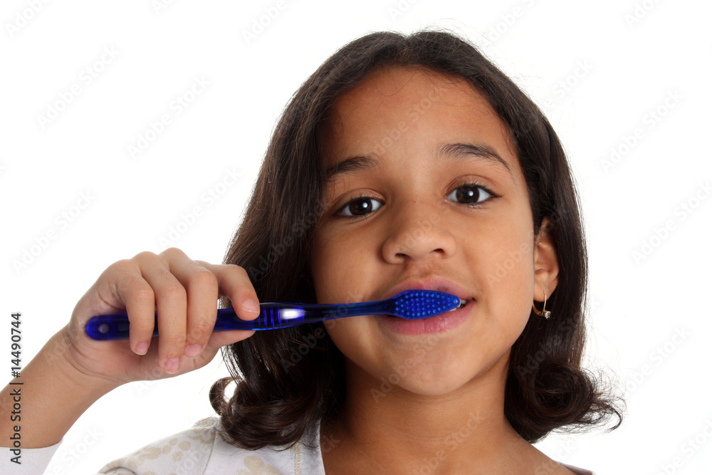 Girl Brushing Teeth Girl Brushing Teeth