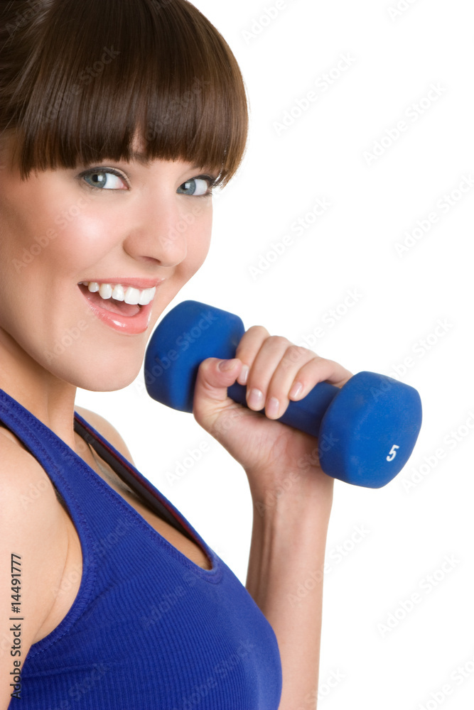 Smiling Workout Girl Smiling Workout Girl
