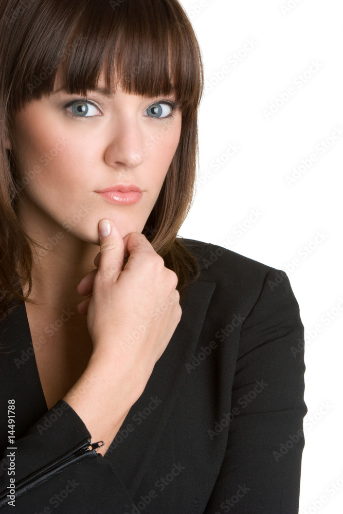 Thinking Businesswoman Thinking Businesswoman