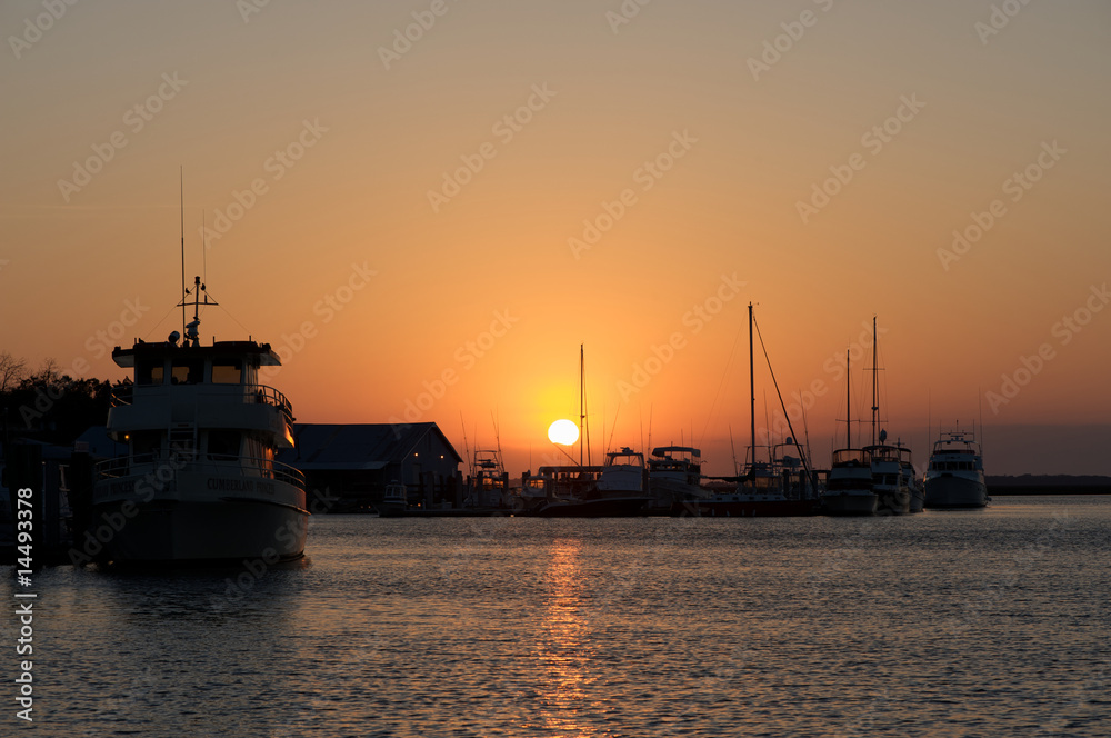 Sunrise over the Docks Sunrise over the Docks