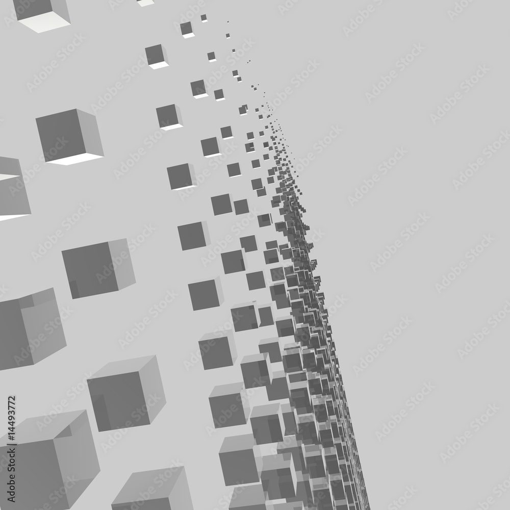 Fototapeta premium kubes abstrakt