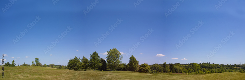 Obraz premium golf course panorama