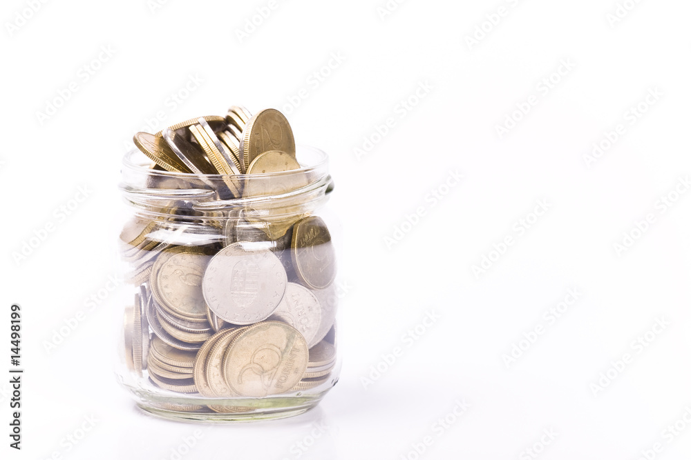 Saving money concept Saving money concept