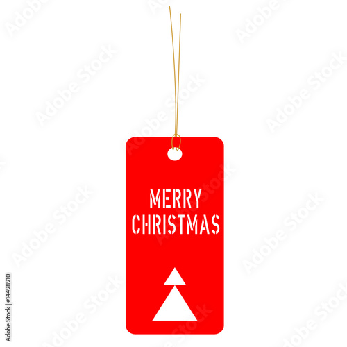 Merry Christmas tag