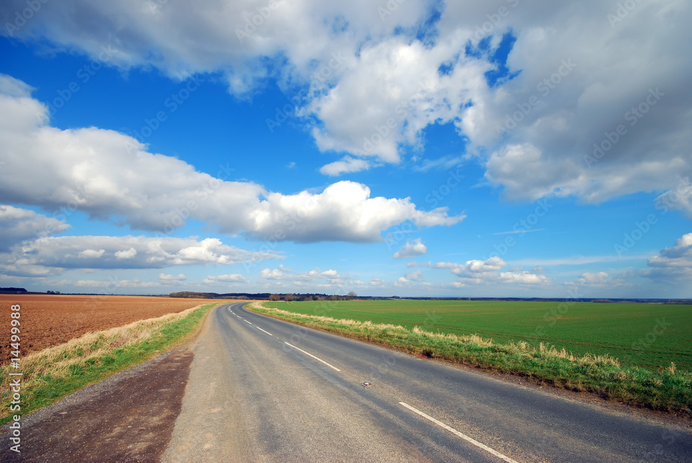 Fototapeta premium Country road