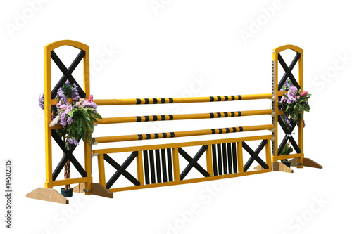 Wallpaper Mural A Horse Show Jumping Obstacle Fence. Torontodigital.ca