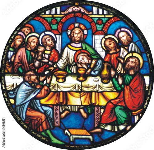 Quadro su tela The Last Supper (Luke 22  7-23)