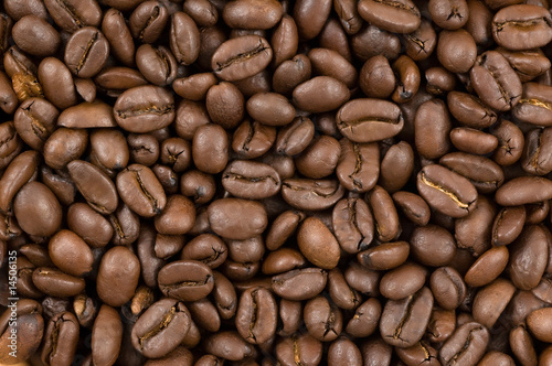 Coffee beans background.