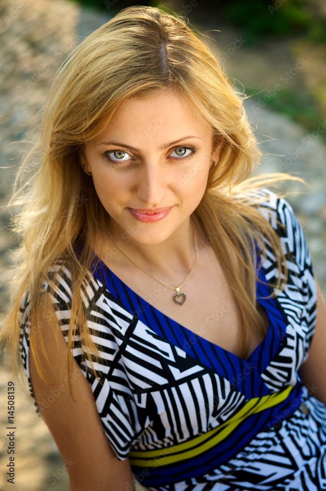 Portrait of a young beautiful woman Portrait of a young beautiful woman