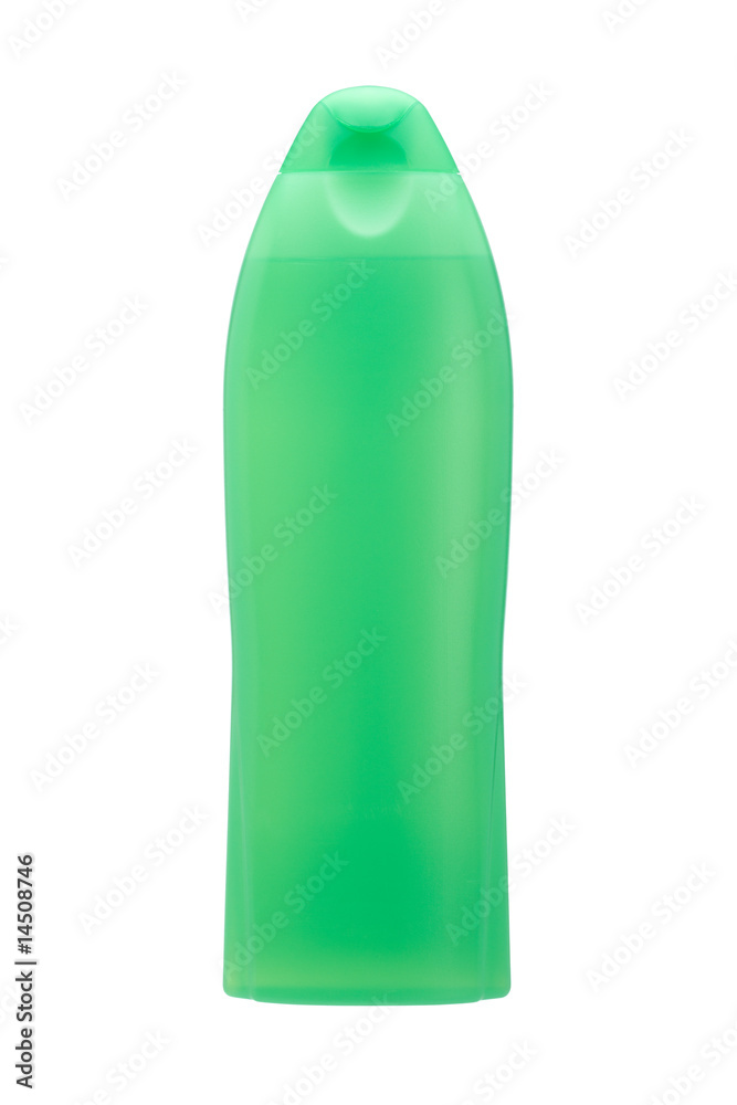 Plastic bottle with soap or shampoo Plastic bottle with soap or shampoo