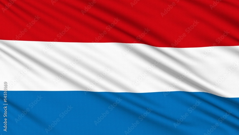 Luxembourg flag, with real structure of a fabric Luxembourg flag, with real structure of a fabric