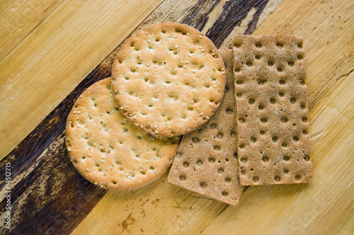crackers on textured flatness