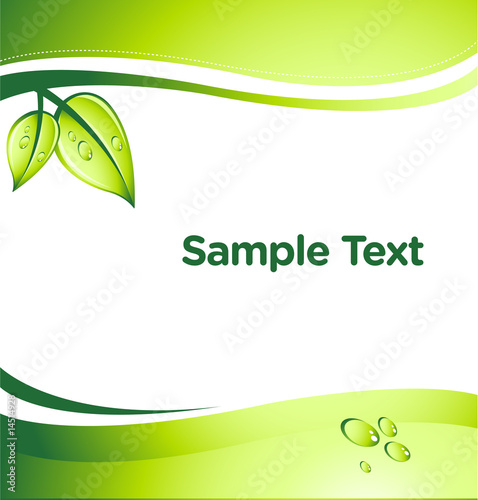 vector GREEN abstract background with place for your text