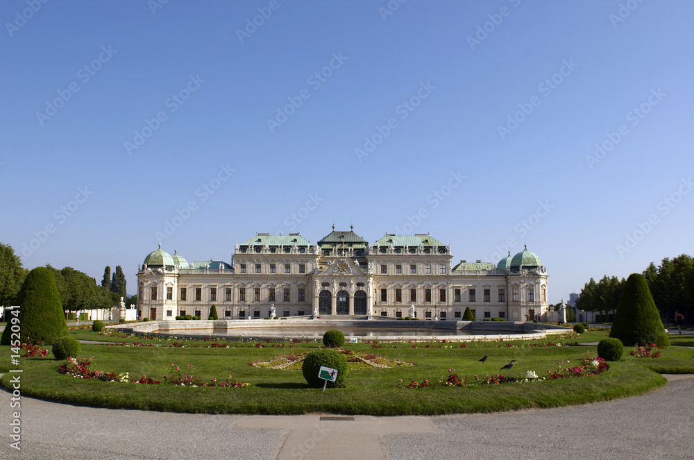 The Belvedere is a baroque palace complex