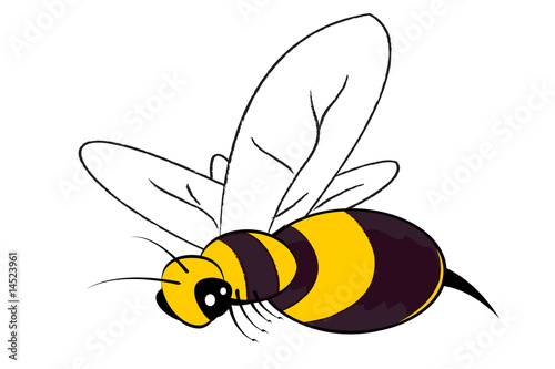 Abeille en vol