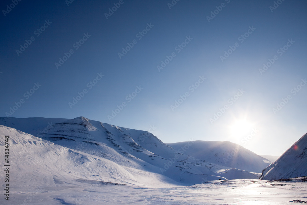 Obraz premium Dramatic Winter Landscape