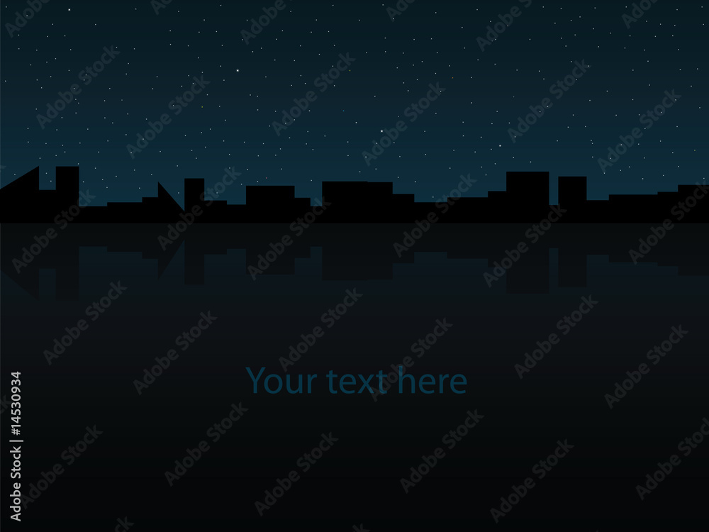 City panorama at night