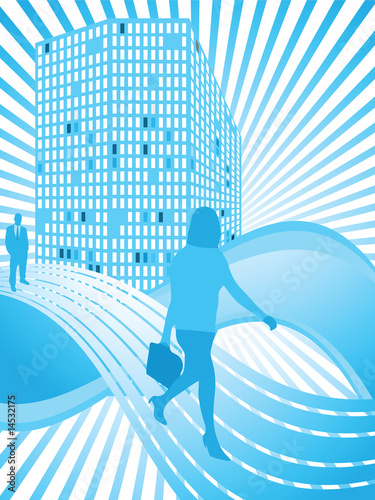 Blue business