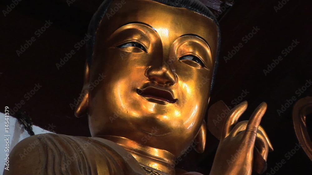 Golden Buddhas, Jade Buddha Temple, Shanghai, China Golden Buddhas, Jade Buddha Temple, Shanghai, China