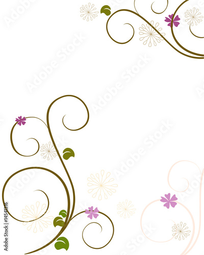abtrakter floraler hintergrund
