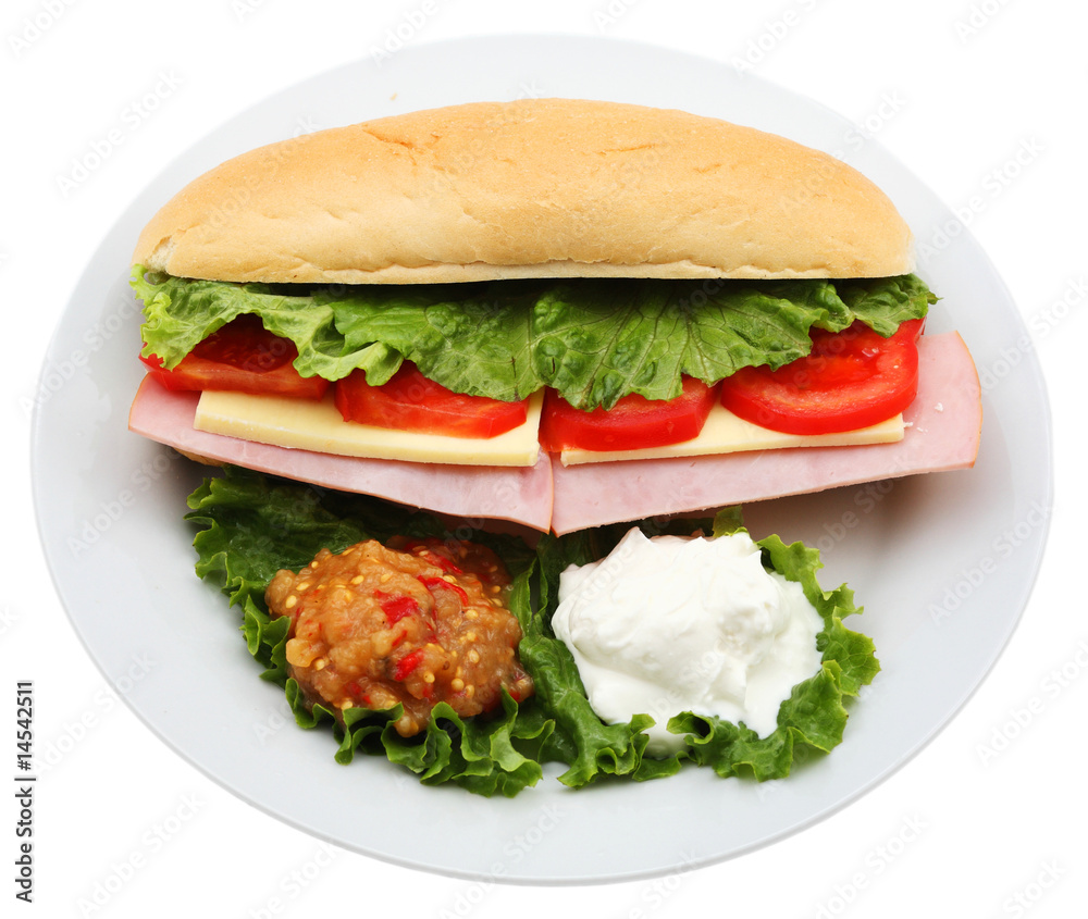 plate with sandwich plate with sandwich