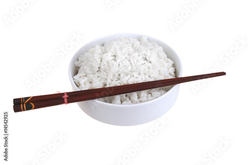 white persian rice close up
