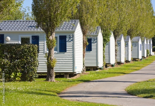 Schilderij op canvas Mobil homes
