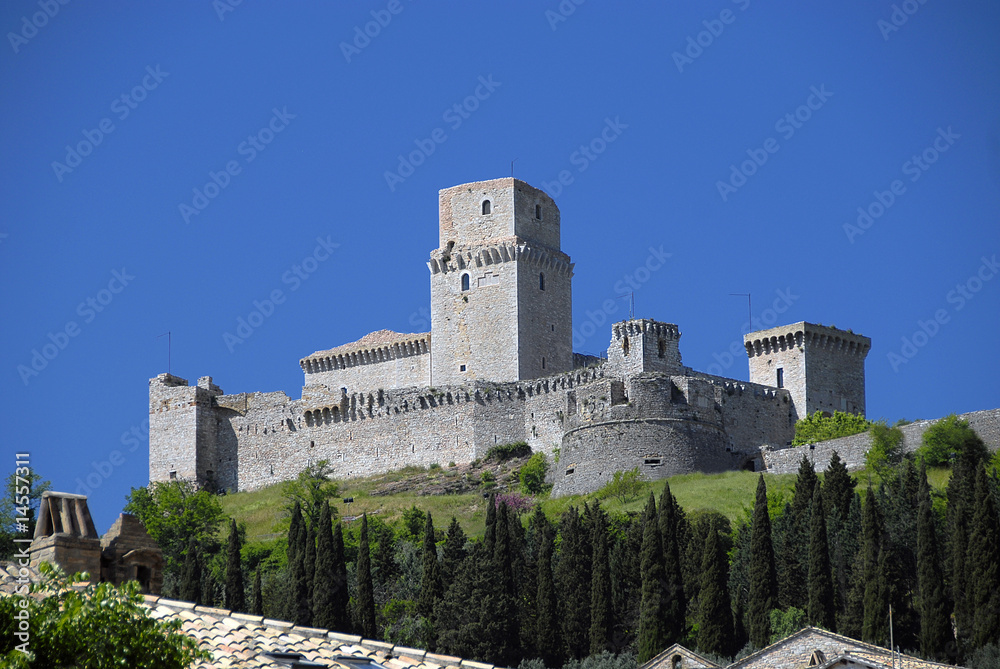 Assisi rocca maggiore Assisi rocca maggiore